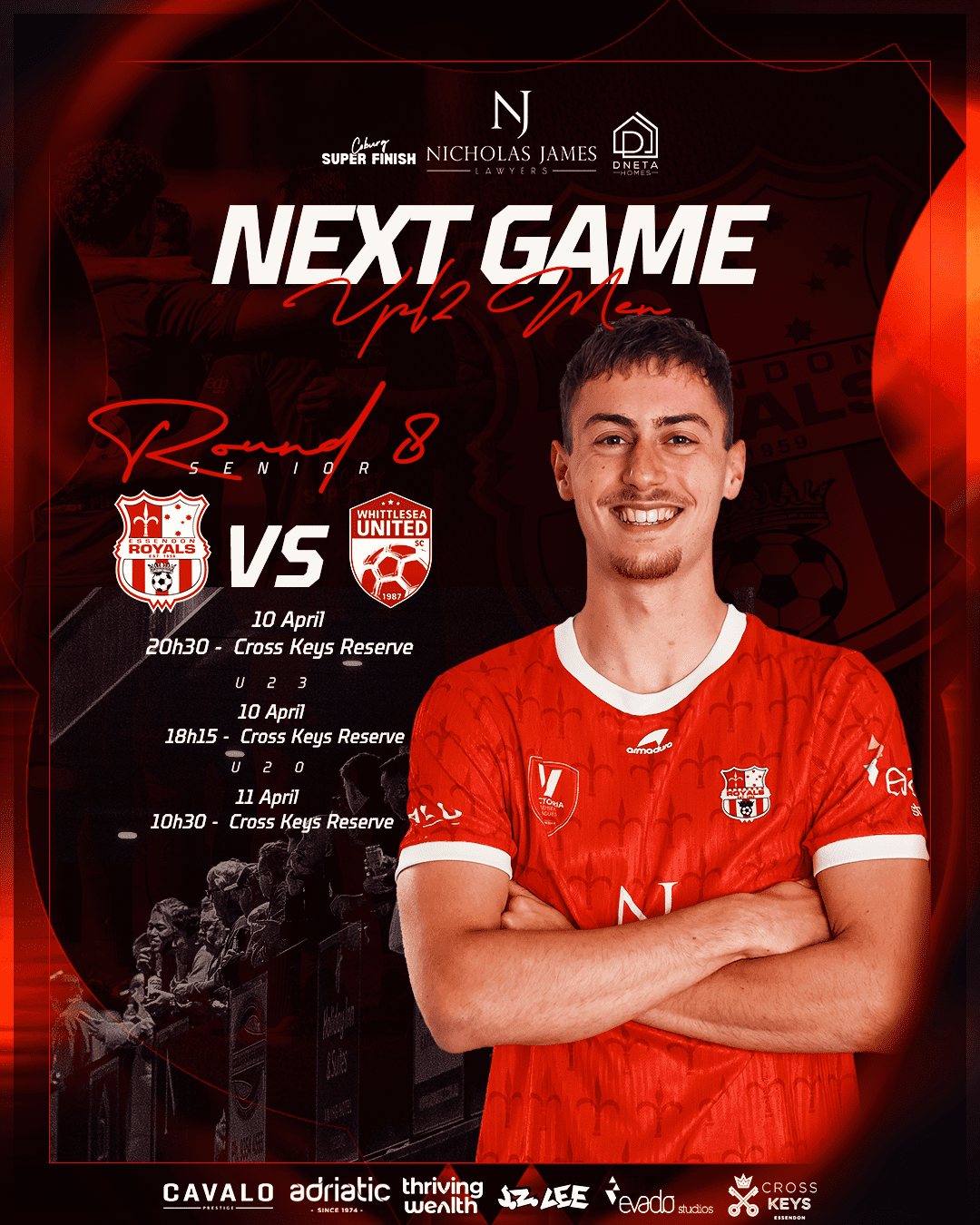 Round 8 - Senior Men v Whittlesea United